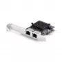 StarTech.com Tarjeta adaptadora de red Gigabit PCIe 5G de 2 puertos, tarjeta LAN PCI Express 5G/2.5G/1G/100M/10M, Realtek RTL8126, Windows y Linux, conforme a TAA