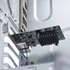 StarTech.com Tarjeta adaptadora de red Gigabit PCIe 5G de 2 puertos, tarjeta LAN PCI Express 5G/2.5G/1G/100M/10M, Realtek RTL8126, Windows y Linux, conforme a TAA
