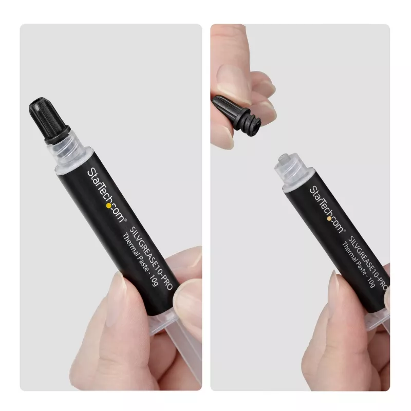 StarTech.com Pasta térmica de silicona de alto rendimiento, conductividad 14,5W/m•K, compuesto para CPU, GPU e IC, mejora la disipación de calor en ordenadores