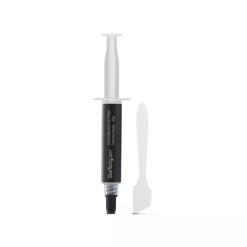 StarTech.com Pasta térmica de silicona de alto rendimiento, conductividad 14,5W/m•K, compuesto para CPU, GPU e IC, mejora la disipación de calor en ordenadores