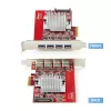 StarTech.com Tarjeta PCIe USB-A de 4 puertos, USB 3.2 10 Gbit/s, tarjeta de expansión PCI Express 3.0, 4x controlador USB independiente, Windows/Linux/macOS, conforme a TAA