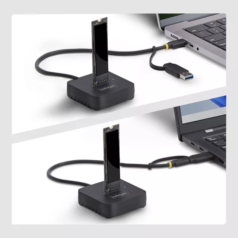 StarTech.com - Adaptador de interfaz - M.2 2280, M.2 2242, M.2 2230, M.2 2260 (M.2 2280, M.2 2242, M.2 2260, M.2 2230) - tarjeta M.2 NVMe - USB 3.2 (Gen