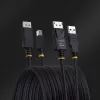 StarTech.com Cable KVM DisplayPort y USB 5Gbps de 3 m (10 ft), 4K 60Hz, cable combo DP 1.2/USB 3.0 universalmente compatible para switches KVM