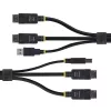 StarTech.com Cable KVM Dual DisplayPort y USB 5 Gbit/s de 1,8 m, 4K 60 Hz, universalmente compatible, cable combo DP 1.2/USB 3.0 para switches KVM de doble monitor
