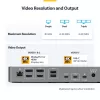 StarTech.com Docking station USB-C para triple monitor, estación de carga para portátil de 140W para MacBook Pro y Windows, HDMI o DisplayPort 4K 60Hz, TAA