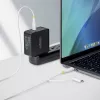 StarTech.com Cable de carga USB-C 2 en 1 resistente de 2 m (6 ft) con adaptador Lightning, 30W/60W (3A), certificado Apple MFi, cable de carga USB-C trenzado para iPhone/iPad/Android