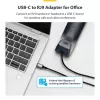 StarTech.com UR9-HEADSET-ADAPTER Adaptador de cable USB-C RJ-9 negro