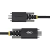 StarTech.com Cable de carga USB-C de 3 m (10 ft), duradero y ultraflexible, bloqueo lateral con tornillo, 240W (5A) PD EPR, cable de carga para portátil USB 2.0, certificado USB-IF, cable de carga USB-C resistente