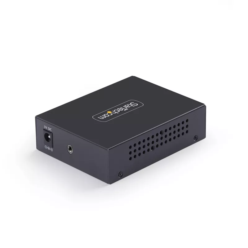 StarTech.com Conversor de medios de fibra SFP+ 10GbE, Ethernet 10 Gigabit RJ-45 a 10GBASE-X SFP+, monomodo, multimodo, 16K Jumbo Frames, conforme a TAA
