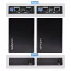 StarTech.com Kit extensor Ethernet VDSL2 sobre par de hilos, alcance de hasta 0,6 millas (1 km), repetidor LAN sobre línea telefónica/CAT5e/CAT6, hasta 300 Mbit/s, reemplazo de 110VDSLEXTEU – TAA