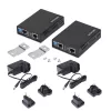 StarTech.com Kit extensor Ethernet VDSL2 sobre par de hilos, alcance de hasta 0,6 millas (1 km), repetidor LAN sobre línea telefónica/CAT5e/CAT6, hasta 300 Mbit/s, reemplazo de 110VDSLEXTEU – TAA