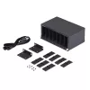 StarTech.com Chasis para conversores de medios no gestionado de 7 ranuras para la serie MCM Media Converter, aislamiento total de potencia, refrigeración activa, montaje en rack de 10