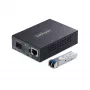 StarTech.com Conversor de medios Gigabit Ethernet de cobre a fibra, SM LC, 20 km, 10/100/1000 Mbit/s, RJ45 a LC, metal completo, 9K Jumbo Frames, conforme a TAA
