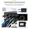 StarTech.com Conversor de medios Gigabit Ethernet de cobre a fibra, SM LC, 20 km, 10/100/1000 Mbit/s, RJ45 a LC, metal completo, 9K Jumbo Frames, conforme a TAA