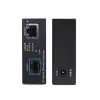 StarTech.com Conversor de medios de fibra SFP+ Multi-Gigabit 10GbE abierto, 10G/5G/2.5G/1G/100M, cobre a 10GBASE-X SFP+, monomodo, multimodo, 16K Jumbo Frames, TAA