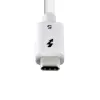 StarTech.com Cable Thunderbolt 5 de 1 m (3 ft), 80 Gbit/s/hasta 120 Gbit/s, 240 W PD, 8K 60 Hz, cable Thunderbolt certificado, compatible con Thunderbolt 4/USB4/USB-C – blanco