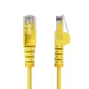 StarTech.com Cable Ethernet CAT6 delgado amarillo de 1 m, protección de pestaña, 100W PoE, UTP, LSZH, 28AWG cable de cobre desnudo puro, cable de red patch RJ45 delgado con alivio de tensión, probado individualmente