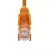 StarTech.com Cable Ethernet CAT6 delgado de 2,5 m, naranja, protección de pestaña, 100W PoE, UTP, LSZH, 28AWG cobre desnudo puro, cable de red patch RJ45 delgado con alivio de tensión, probado individualmente