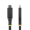 StarTech.com Cable USB4 de 2 m (6 ft), 20 Gbit/s, cable USB-C certificado USB-IF, 240 W PD EPR, 4K 120 Hz DP 1.4, funda TPE, cable USB-C negro