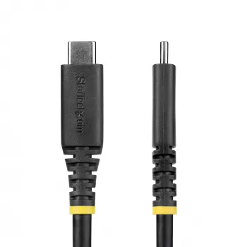 StarTech.com Cable USB4 de 2 m (6 ft), 20 Gbit/s, cable USB-C certificado USB-IF, 240 W PD EPR, 4K 120 Hz DP 1.4, funda TPE, cable USB-C negro