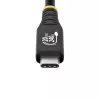 StarTech.com Cable USB4 de 2 m (6 ft), 20 Gbit/s, cable USB-C certificado USB-IF, 240 W PD EPR, 4K 120 Hz DP 1.4, funda TPE, cable USB-C negro
