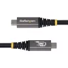 StarTech.com Cable USB4 de 1 m, 80Gbit/s, cable USB-C certificado USB-IF, 240W PD, 8K 120Hz/4K 240Hz DP2.1 DP80, funda TPE, compatible con Thunderbolt 4 – cable USB-C negro