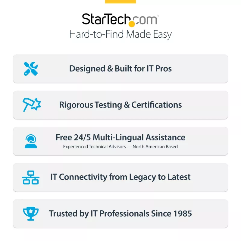 StarTech.com Convertidor de medios Gigabit Ethernet de cobre a fibra óptica, SM LC, 40 km, 10/100/1000 Mbit/s, RJ45 a LC, metal completo, tramas jumbo de 9K, conforme TAA