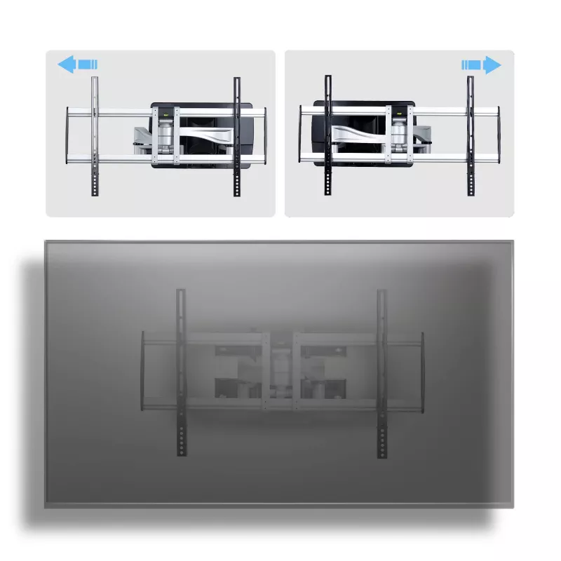 StarTech.com Soporte de pared para TV giratorio reforzado para pantallas planas de hasta 100