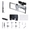 StarTech.com Soporte de pared para TV giratorio reforzado para pantallas planas de hasta 100