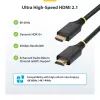 StarTech.com HDMI21-CBL-8K60-50CM Cable HDMI de 0,5 m HDMI Type-A (estándar) negro