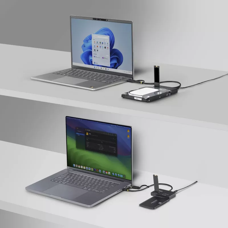 StarTech.com Adaptador de USB-C/USB-A a M.2 NVMe y SATA de 2,5