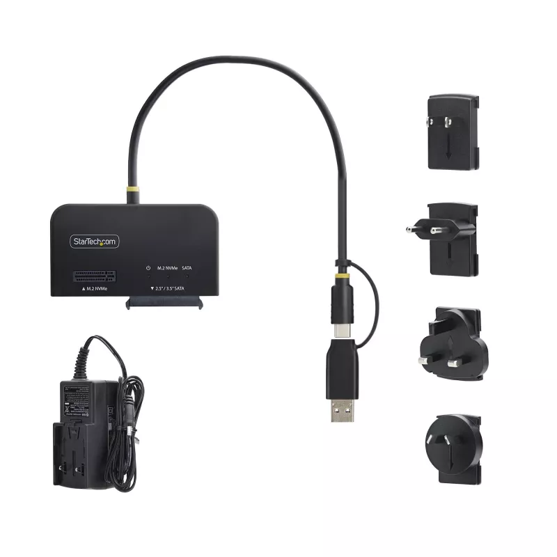 StarTech.com Adaptador de USB-C/USB-A a M.2 NVMe y SATA de 2,5