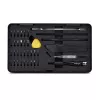 StarTech.com Kit de herramientas de reparación de ordenadores de 40 piezas para portátil/PC/electrónica/teléfono, set de destornilladores de precisión de 30 puntas, tapa extraíble con base magnética, herramientas de palanca