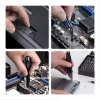 StarTech.com Kit de herramientas de reparación de ordenadores de 40 piezas para portátil/PC/electrónica/teléfono, set de destornilladores de precisión de 30 puntas, tapa extraíble con base magnética, herramientas de palanca