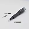 StarTech.com Kit de herramientas de reparación de ordenadores de 40 piezas para portátil/PC/electrónica/teléfono, set de destornilladores de precisión de 30 puntas, tapa extraíble con base magnética, herramientas de palanca