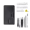 StarTech.com Kit de herramientas de reparación de ordenadores de 40 piezas para portátil/PC/electrónica/teléfono, set de destornilladores de precisión de 30 puntas, tapa extraíble con base magnética, herramientas de palanca