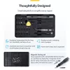 StarTech.com Kit de herramientas de reparación de ordenadores de 40 piezas para portátil/PC/electrónica/teléfono, set de destornilladores de precisión de 30 puntas, tapa extraíble con base magnética, herramientas de palanca