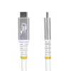 StarTech.com Cable USB4 de 1,5 m, 80Gbit/s, cable USB-C certificado USB-IF, 240W PD, 8K 120Hz/4K 240Hz DP2.1 DP80, funda TPE, compatible con Thunderbolt 4 – Cable USB-C blanco
