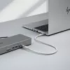 StarTech.com Cable USB4 de 50 cm (1,6ft), 80Gbps, cable USB-C certificado USB-IF, 240W PD, 8K 120Hz/4K 240Hz DP2.1 DP80, funda TPE, compatible con Thunderbolt 4 – Cable USB-C blanco