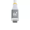 StarTech.com Cable USB4 de 3 m (10 ft), 20 Gbit/s, cable USB-C certificado USB-IF, 60 W PD, 4K 120 Hz DP 1.4, funda de TPE, cable USB-C blanco