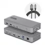 StarTech.com Estación de acoplamiento USB-C para doble monitor, HDMI, 4K 60Hz, carga de portátil 100W, 1GbE, sin controladores, dock multi-monitor para Windows