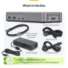 StarTech.com 199UE-USBC-DOCK Docking station/replicador de puertos para portátil con cable USB 3.2 Gen 2 (3.1 Gen 2) Type-C gris