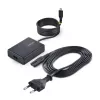 StarTech.com Cargador USB-C para portátil de 100W con cable USB-C fijo de 1,5 m, fuente de alimentación para Dell, XPS, HP ProBook, MacBook Pro, Microsoft Surface Pro