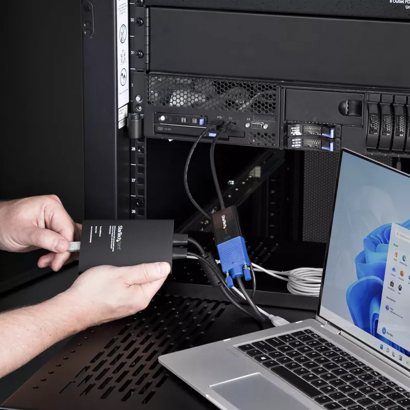 StarTech.com Adaptador de consola KVM Crash Cart portátil para portátil
