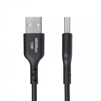 StarTech.com Cable de carga USB-A a USB-C de 15 cm (6in), carga y sincronización, 3A, USB 2.0, funda TPE – Cable de carga USB negro