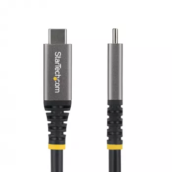 StarTech.com Cable USB4 de 3 m (10ft), 20 Gbit/s, cable USB-C certificado USB-IF, 60W PD, 4K 120Hz DP 2.1, funda TPE, cable USB-C negro