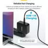 StarTech.com Cable de carga USB-C de 1 m (3ft), 60W (3A) PD, funda de nylon/TPE trenzado de doble capa, cable de carga USB-C resistente, cable de carga para portátil USB 2.0