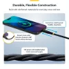 StarTech.com Cable de carga USB-C de 2 m (6 ft), 60 W (3 A) PD, funda trenzada de nailon/TPE de doble capa, cable de carga USB-C resistente, cable de carga para portátil USB 2.0