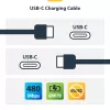 StarTech.com Cable de carga USB-C blanco de 3 m (10ft), 60W (3A) PD, funda de nylon/TPE trenzado de doble capa, cable de carga USB-C resistente, cable de carga para portátil USB 2.0