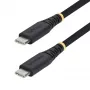 StarTech.com Cable de carga USB-C de 30 cm (1ft), 60W (3A) PD, funda de nylon/TPE trenzado de doble capa, cable de carga USB-C resistente, cable de carga para portátil USB 2.0